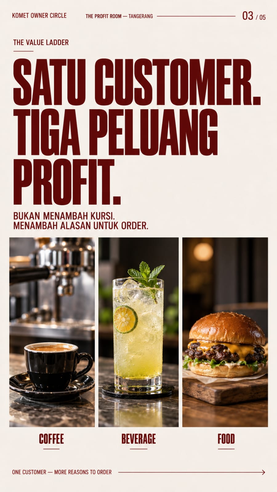 KOMET Owner Circle Surabaya From Menu to Margin playbook